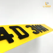 4D 3mm Acrylic Number Plates - Image 6