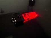 Custom Personalised 3D LED Number Plate Keyring - Image 4