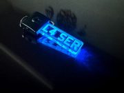 Custom Personalised 3D LED Number Plate Keyring - Image 5