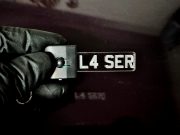 Custom Personalised 3D LED Number Plate Keyring - Image 6